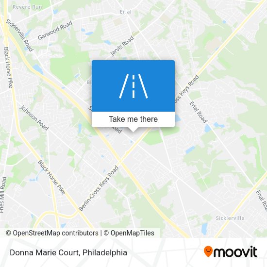 Donna Marie Court map