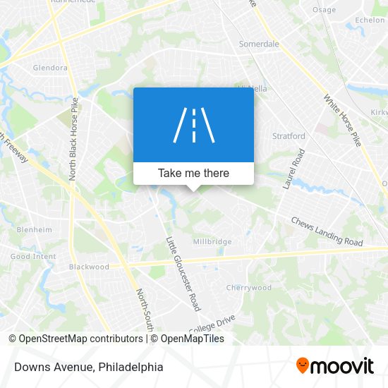 Mapa de Downs Avenue