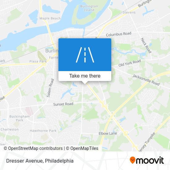 Mapa de Dresser Avenue
