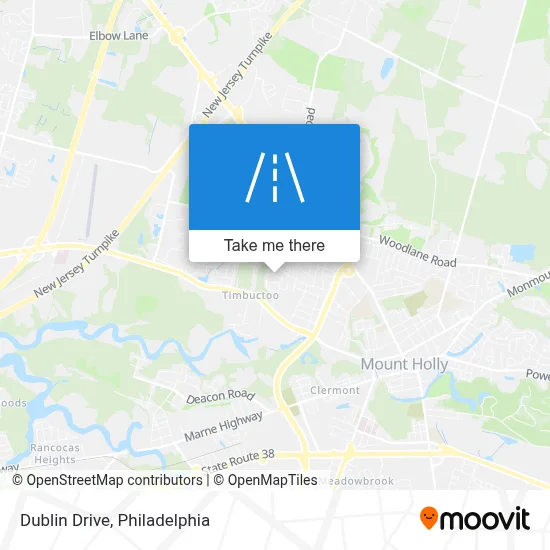 Dublin Drive map