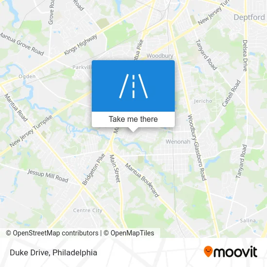 Duke Drive map