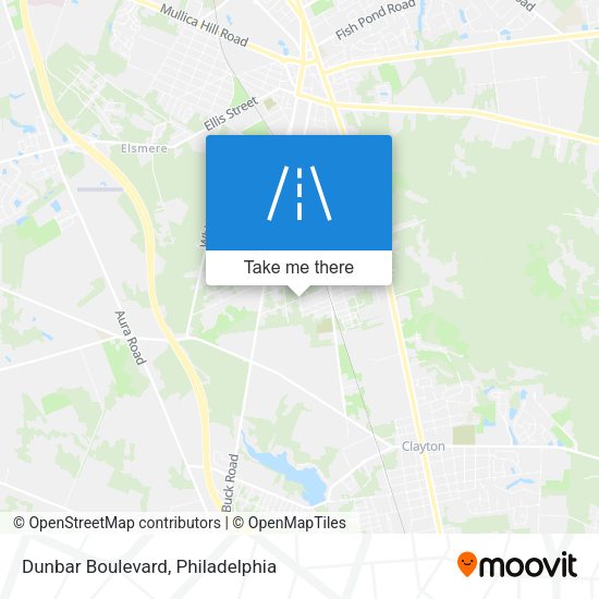 Dunbar Boulevard map