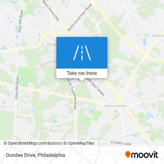 Dundee Drive map