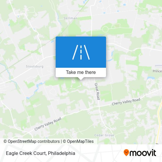 Eagle Creek Court map
