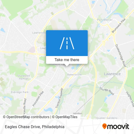 Eagles Chase Drive map