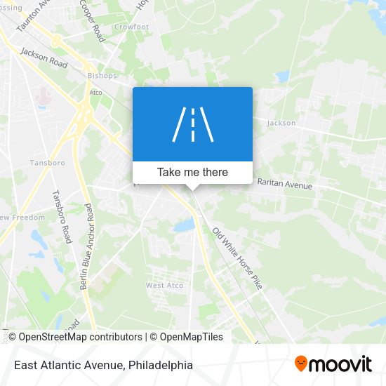 Mapa de East Atlantic Avenue