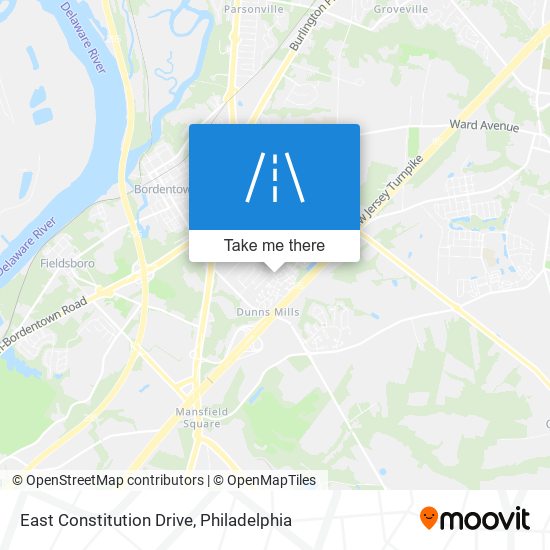 East Constitution Drive map