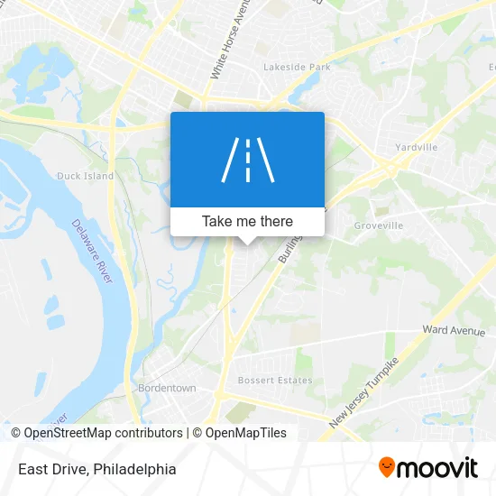 East Drive map