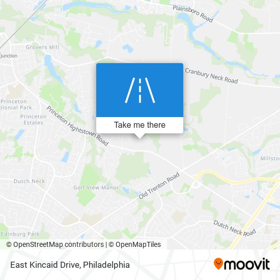 Mapa de East Kincaid Drive