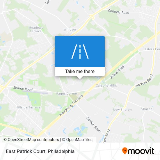 Mapa de East Patrick Court