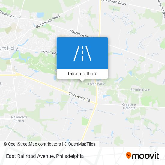 East Railroad Avenue map