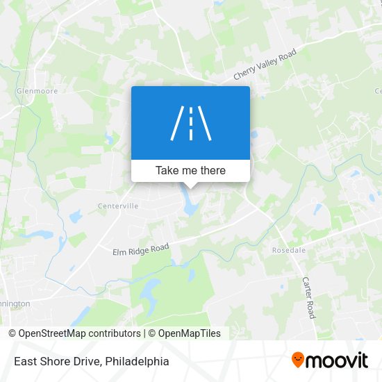 Mapa de East Shore Drive