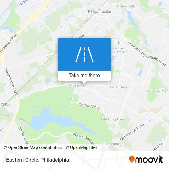 Mapa de Eastern Circle