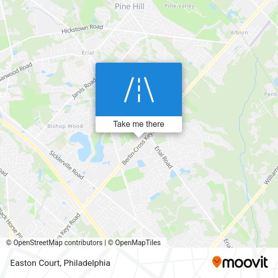 Easton Court map