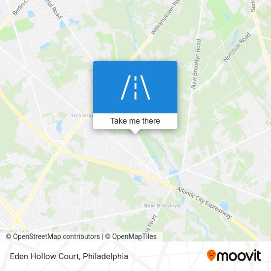 Mapa de Eden Hollow Court