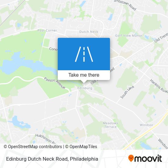 Edinburg Dutch Neck Road map