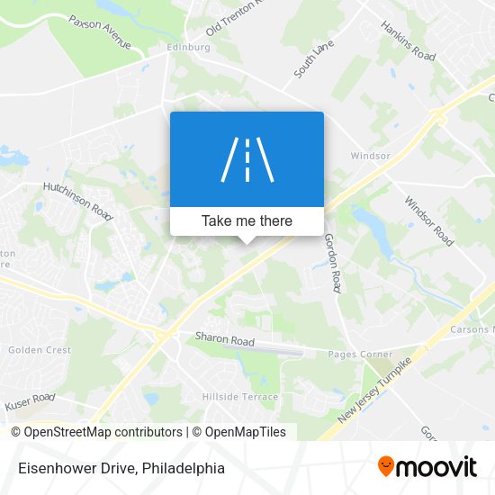 Eisenhower Drive map