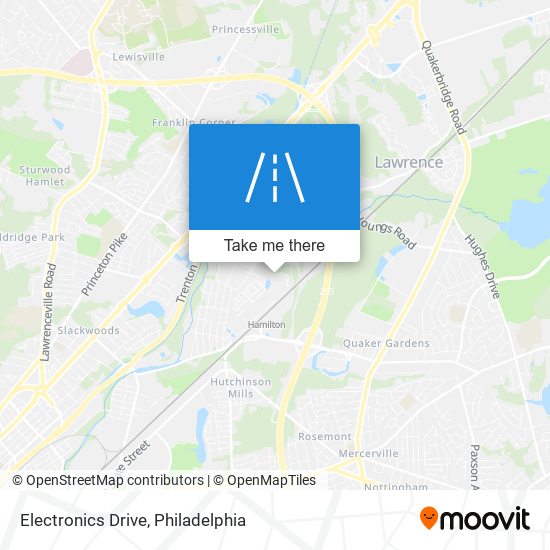 Electronics Drive map