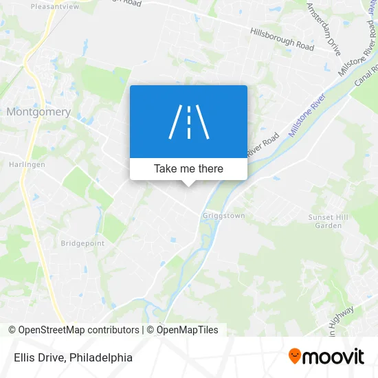 Ellis Drive map