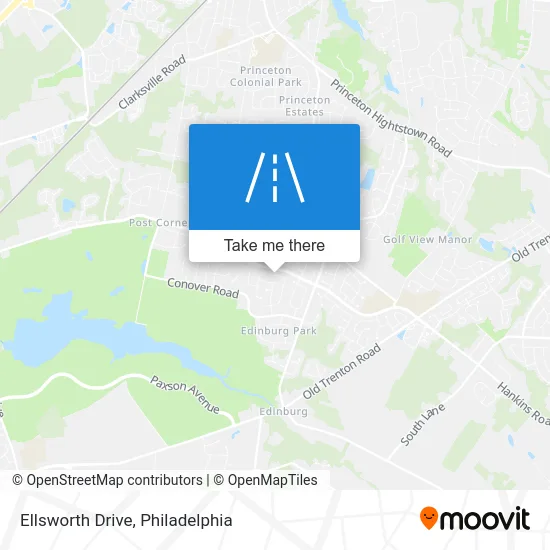 Ellsworth Drive map