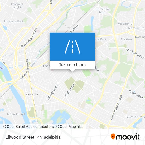 Ellwood Street map