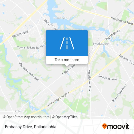 Mapa de Embassy Drive