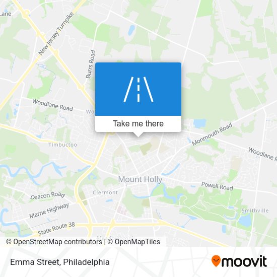 Mapa de Emma Street