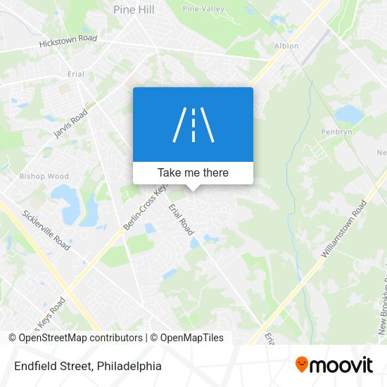 Endfield Street map