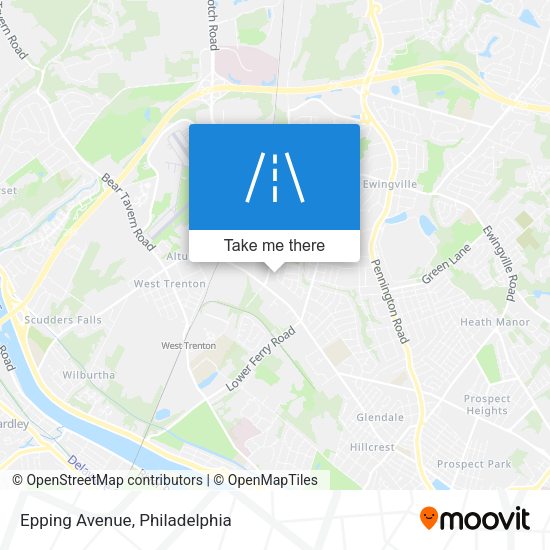 Mapa de Epping Avenue
