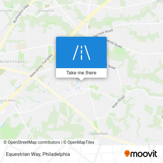 Mapa de Equestrian Way