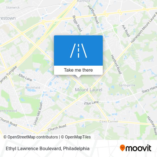 Ethyl Lawrence Boulevard map