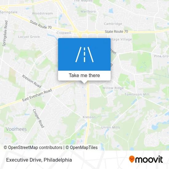 Executive Drive map