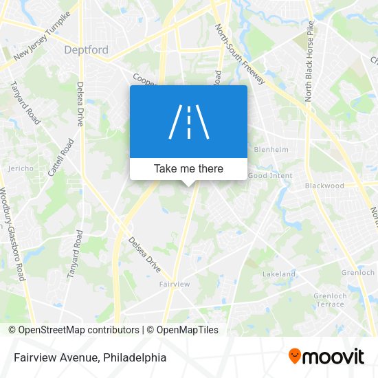 Fairview Avenue map