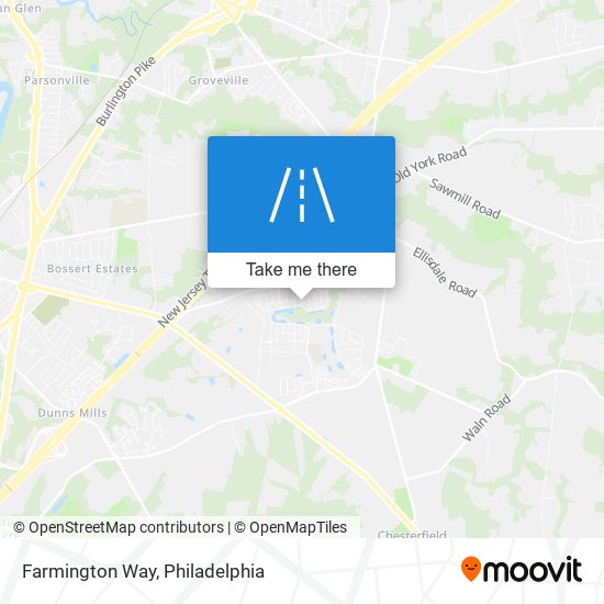 Mapa de Farmington Way