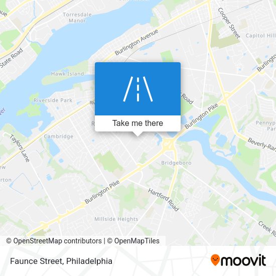 Mapa de Faunce Street
