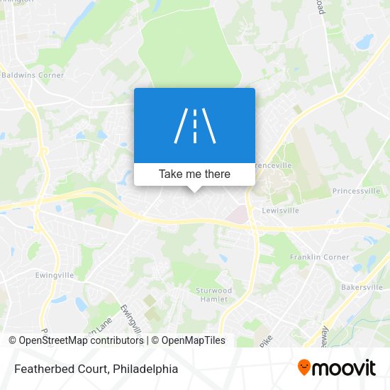 Featherbed Court map