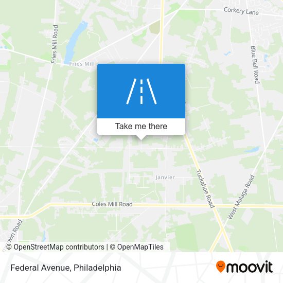 Mapa de Federal Avenue