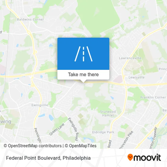 Federal Point Boulevard map