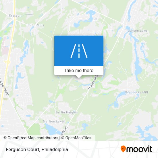 Mapa de Ferguson Court
