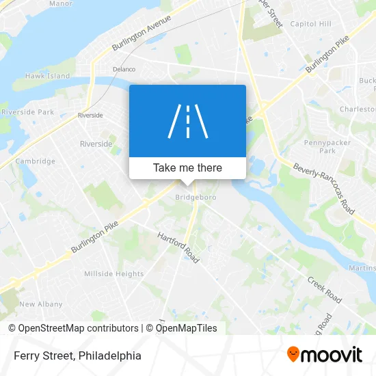 Ferry Street map