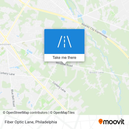 Fiber Optic Lane map