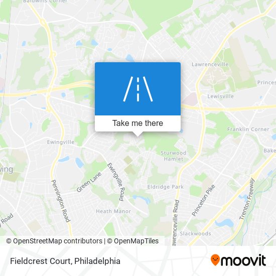 Mapa de Fieldcrest Court