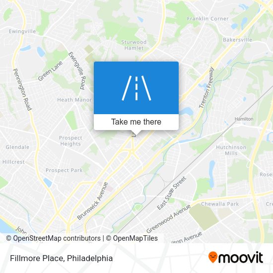 Fillmore Place map