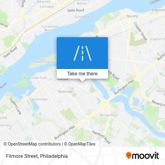Filmore Street map