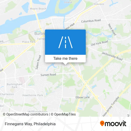 Mapa de Finnegans Way