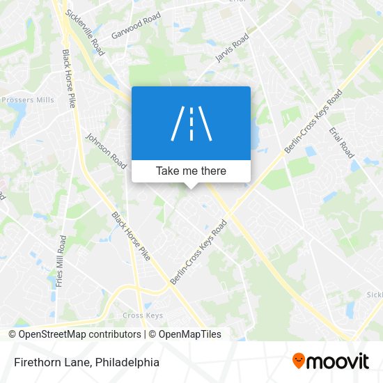 Mapa de Firethorn Lane