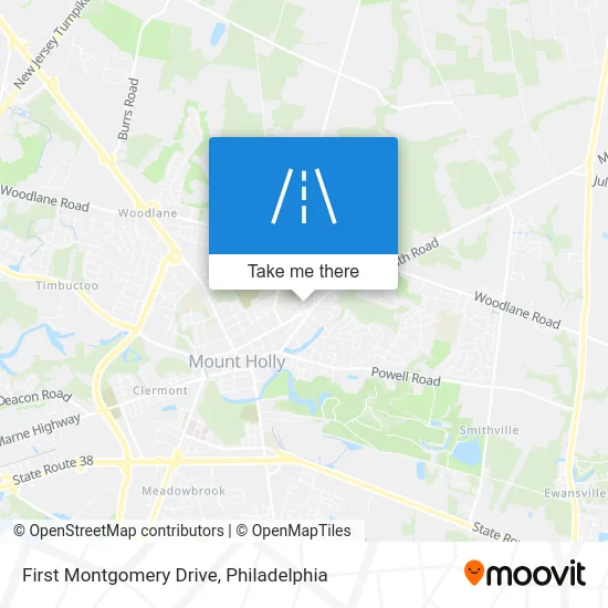 First Montgomery Drive map