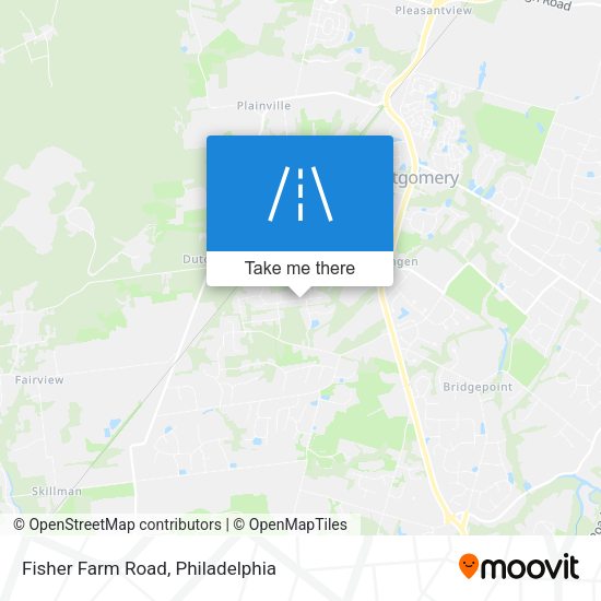 Fisher Farm Road map