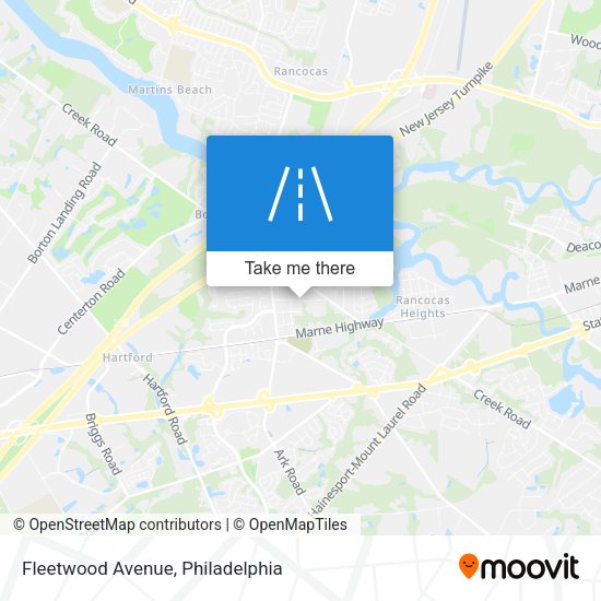 Mapa de Fleetwood Avenue