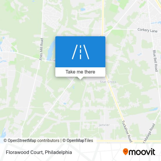 Florawood Court map